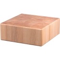 Dřevěný řeznický blok, výška 15 cm s různými rozměry + základna