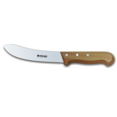 Oskard řeznický nůž NK 034 -  dřevěná rukojeť, 17,5 cm čepel