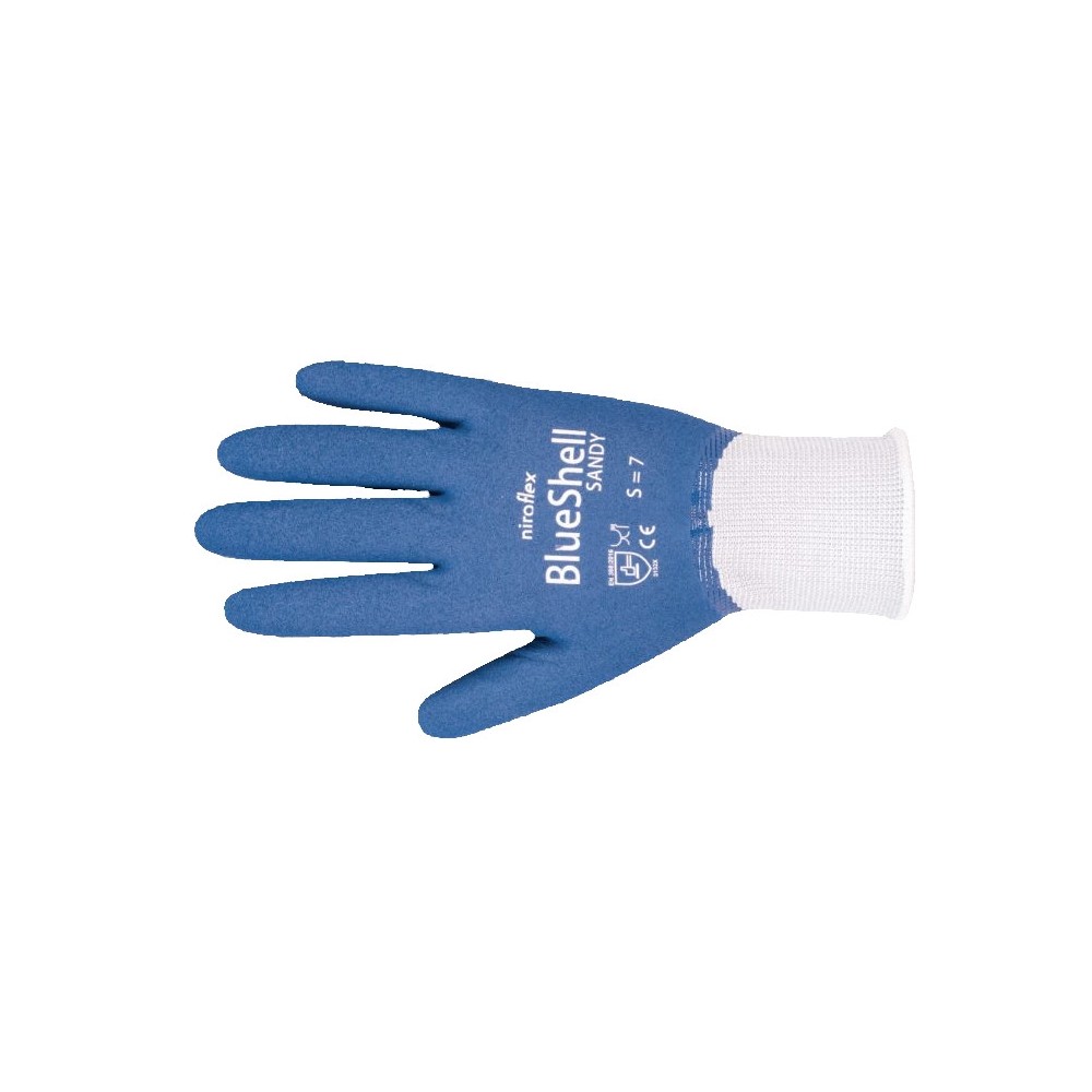 Ochranné rukavice BlueShell sandy - NIROFLEX (pár)