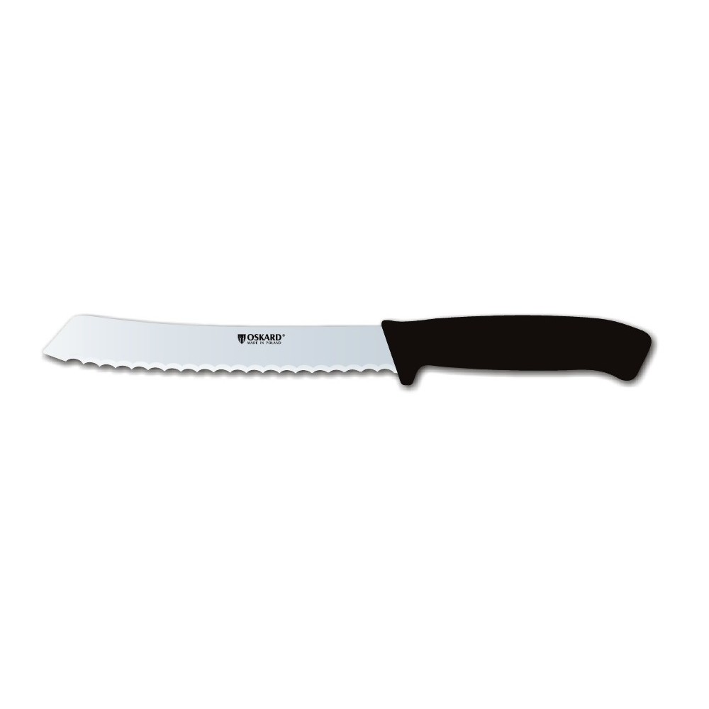 Oskard nůž na chleba NK 042 Z- vrpoubkovaný, 17,5 cm čepeľ