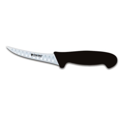 Oskard řeznický nůž, zakřivený, 125 - 12,5 cm čepeľ, oválny výbrus