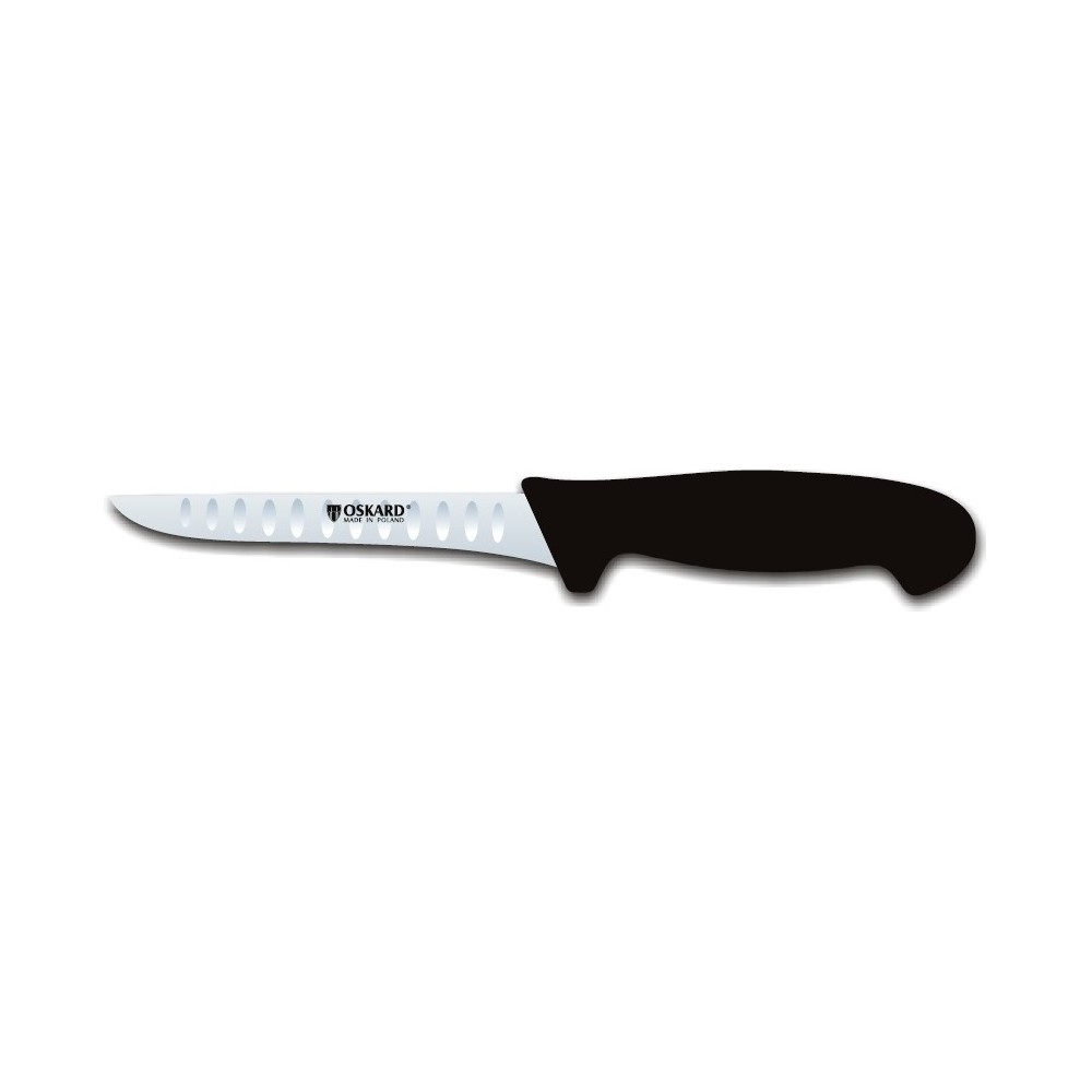 Oskard řeznický nůž, rovný, 150 - 15 cm čepeľ, oválny výbrus
