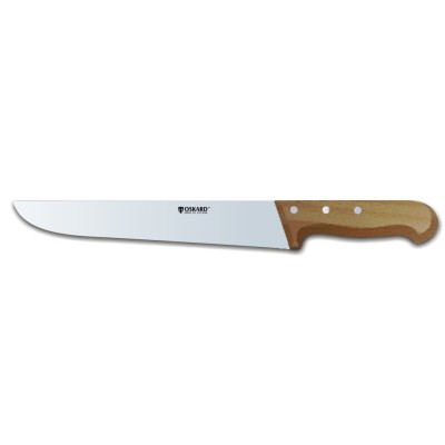 Oskard řeznický nůž, NK 033 - 25 cm čepel, drevěná rukojeť