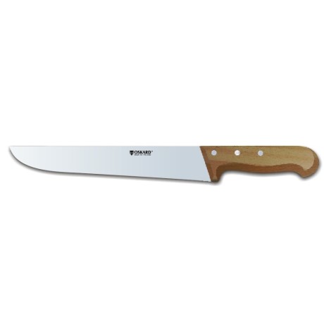 Oskard řeznický nůž NK 033 - drevěná rukojeť, 25 cm čepeľ